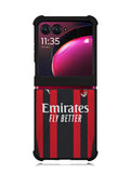 AC MILAN 2021-2022 Home Jersey Motorola Moto Razr Plus 2023 , Moto Razr+ 2023 Case OV8788