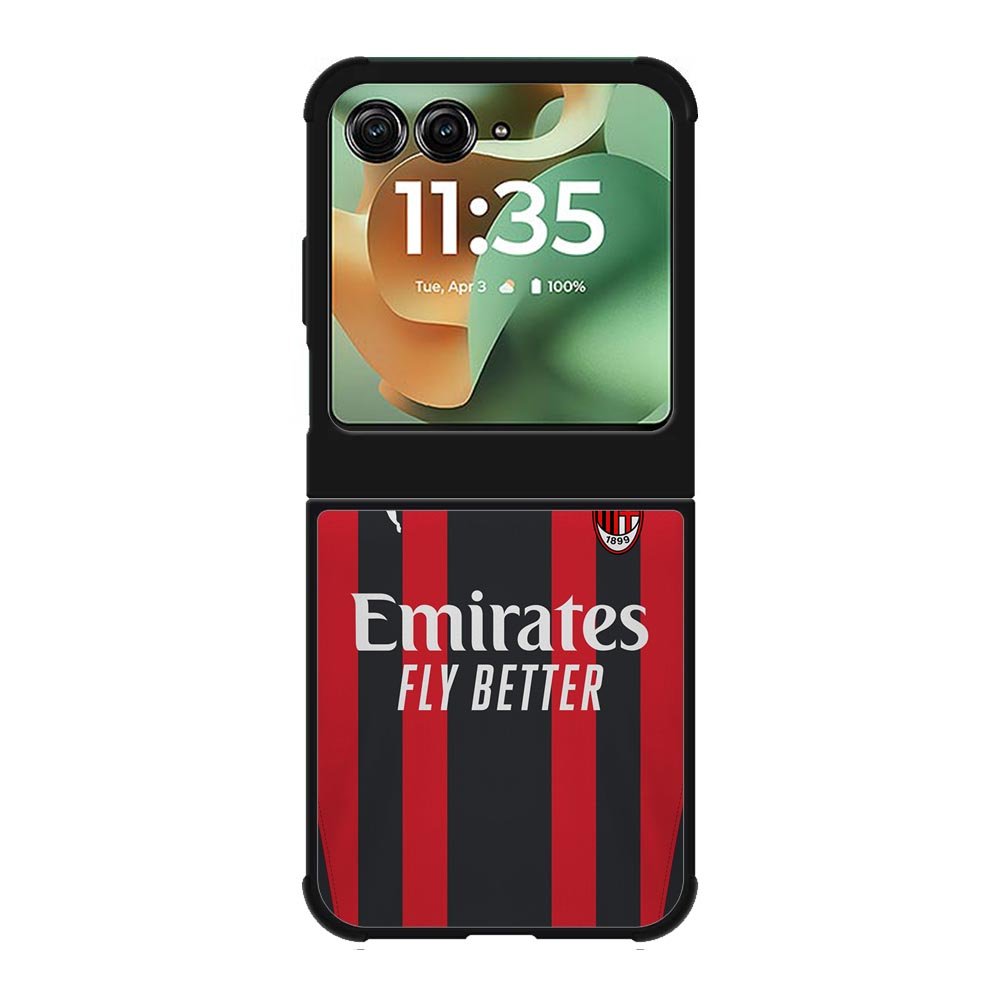 AC MILAN 2021-2022 Home Jersey Motorola Moto RAZR 2025 Case OV8788