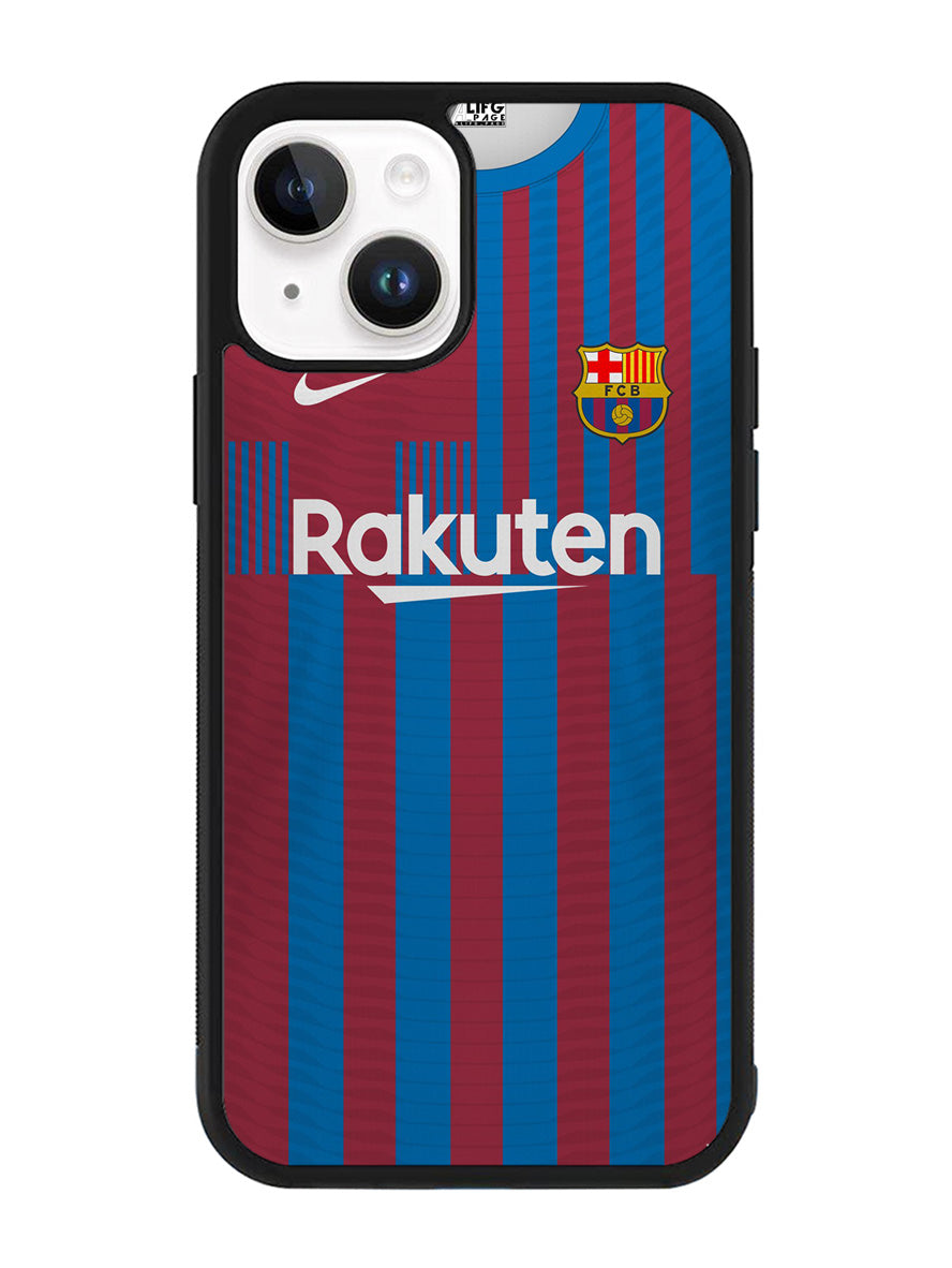 FC Barcelona 2021-2022 Home Jersey iPhone 15 Case OV8796