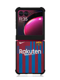 FC Barcelona 2021-2022 Home Jersey Motorola Moto Razr Plus 2023 , Moto Razr+ 2023 Case OV8796