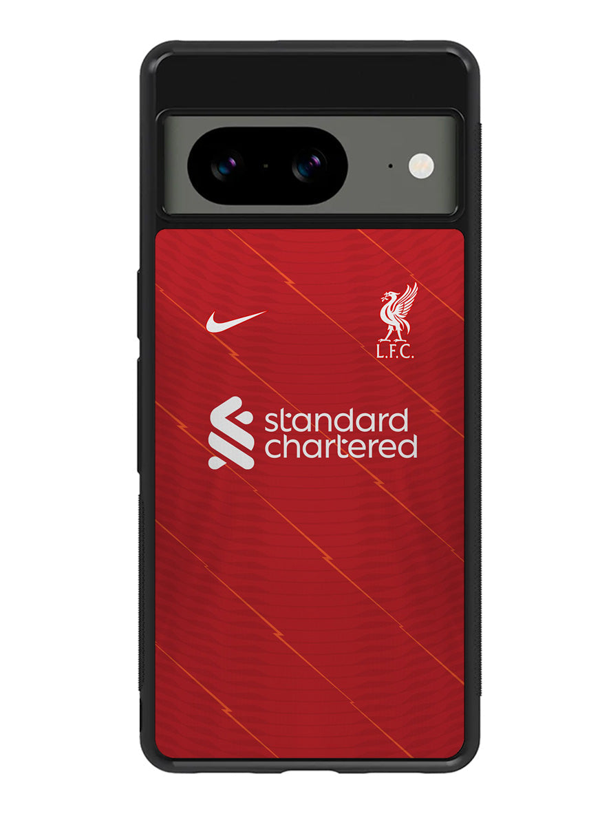 Liverpool 2021-2022 Home Jersey Google Pixel 8 Case QC8799