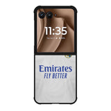 Real Madrid 2021-2022 Home Jersey Motorola Moto RAZR Plus 2025 Case OV8805