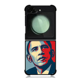 Obama Hope Poster Style Samsung Galaxy Z Flip 6 5G 2024 Case OV8819