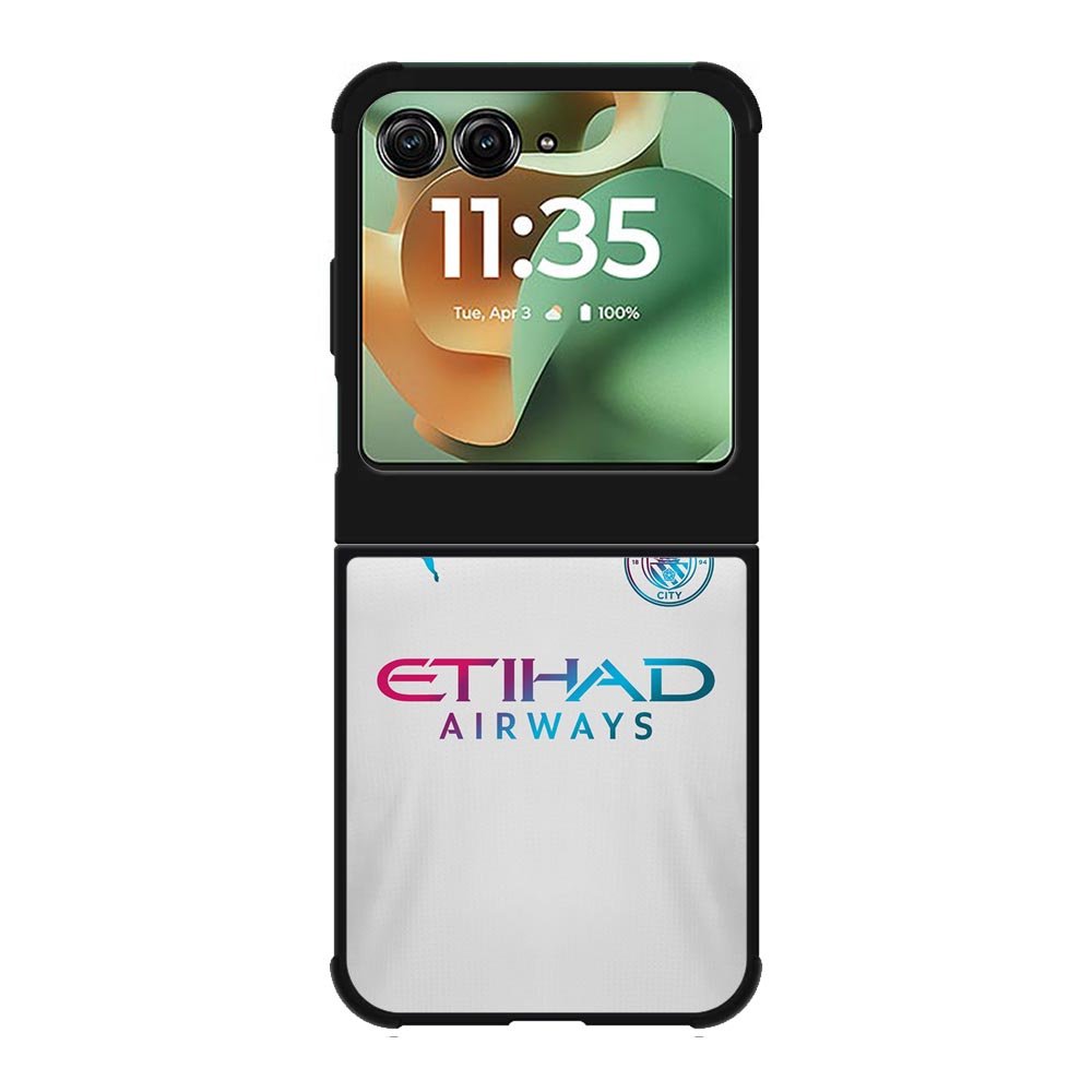 Manchester City 2021-2022 Away Jersey Motorola Moto RAZR 2025 Case OV8817