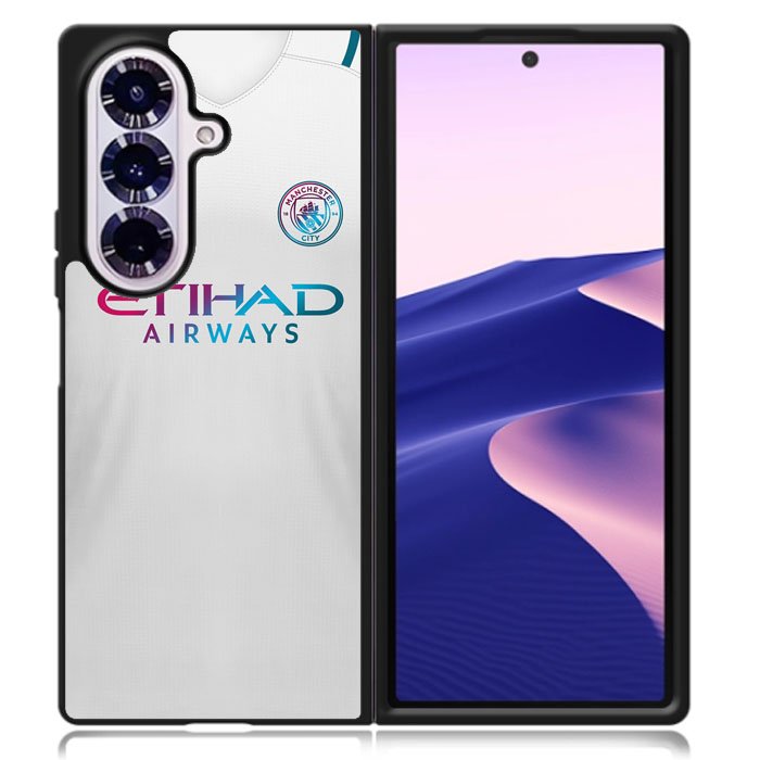 Manchester City 2021-2022 Away Jersey Samsung Galaxy Z Fold 7 Case OV8817