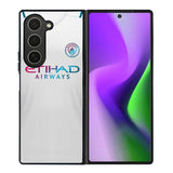 Manchester City 2021-2022 Away Jersey Samsung Galaxy Z Fold 6 5G 2024 Case OV8817