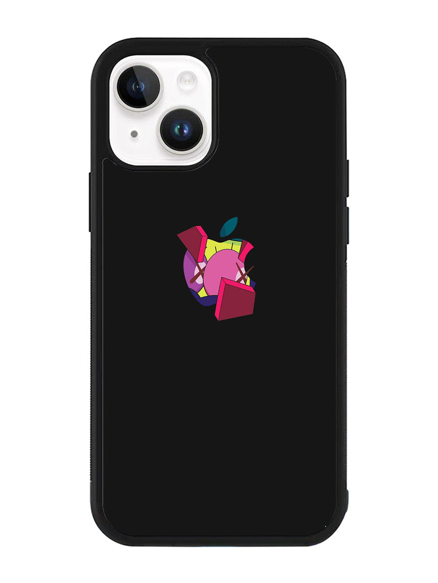 Kaws Apple Logo iPhone 14 Case QC8816
