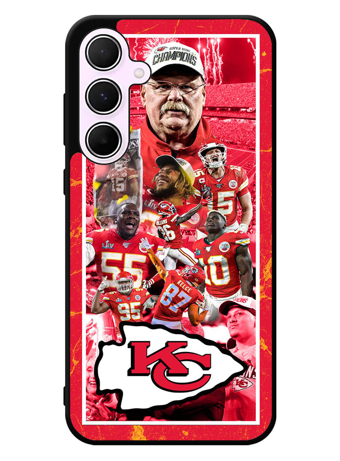the super bowl Champion Kansas City Samsung Galaxy A55 5G Case