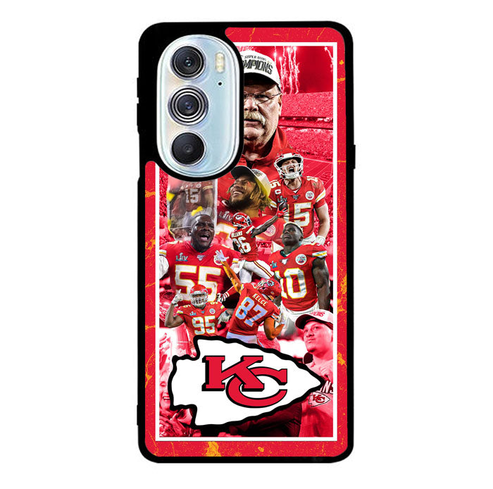 the super bowl Champion Kansas City Motorola Moto Edge 2022 Case