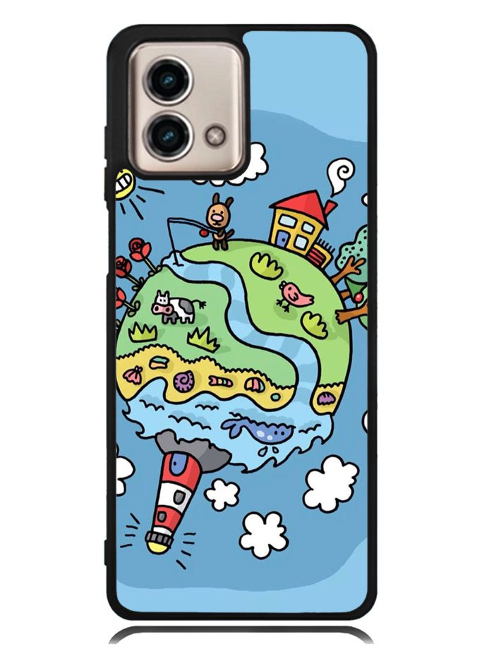 Cute Doodle Art Motorola Moto G Stylus 5G 2023 Case OV8813