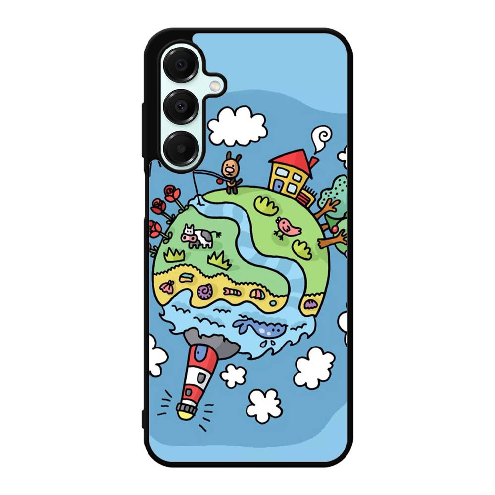 Cute Doodle Art Samsung Galaxy A16 Case OV8813