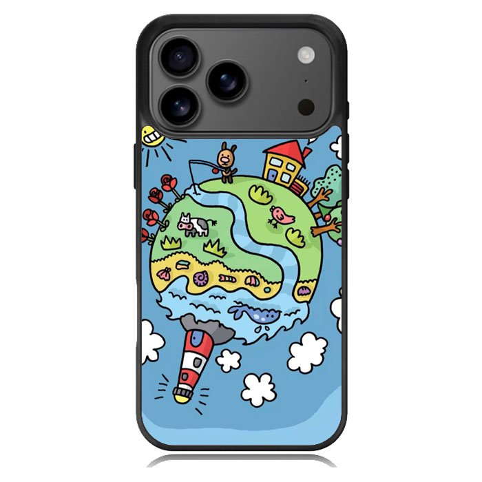 Cute Doodle Art Samsung Galaxy S26 Ultra Case OV8813