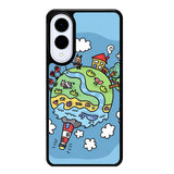 Cute Doodle Art Samsung Galaxy S25 Edge 5G Case OV8813