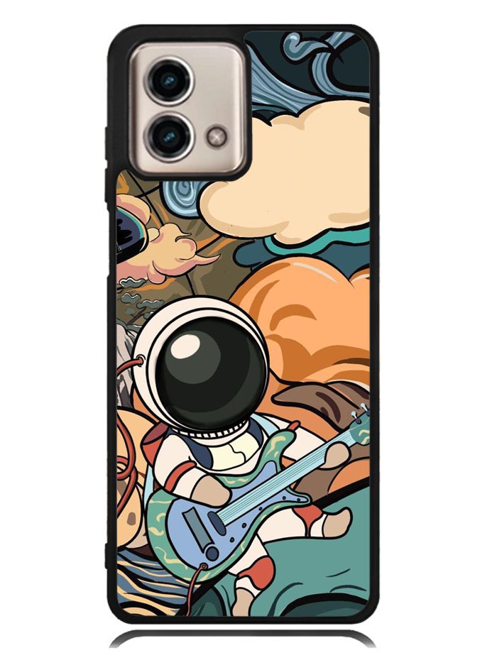 Cute Guitar Astronaut Motorola Moto G Stylus 5G 2023 Case OV8814