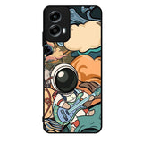 Cute Guitar Astronaut Motorola Moto G Play 2024 Case OV8814