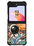 Cute Guitar Astronaut Samsung Galaxy Z Flip 5 5G 2023 Case OV8814