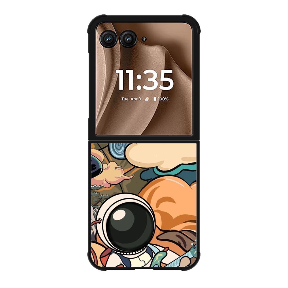 Cute Guitar Astronaut Motorola Moto RAZR Plus 2025 Case OV8814