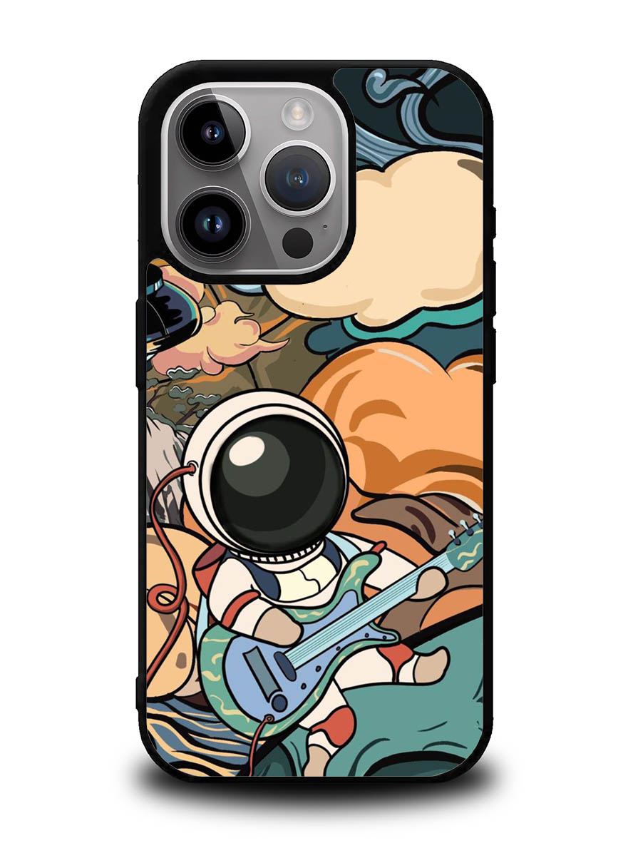 Cute Guitar Astronaut iPhone 16 Pro Max Case OV8814