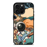 Cute Guitar Astronaut iPhone 16 Pro Case OV8814