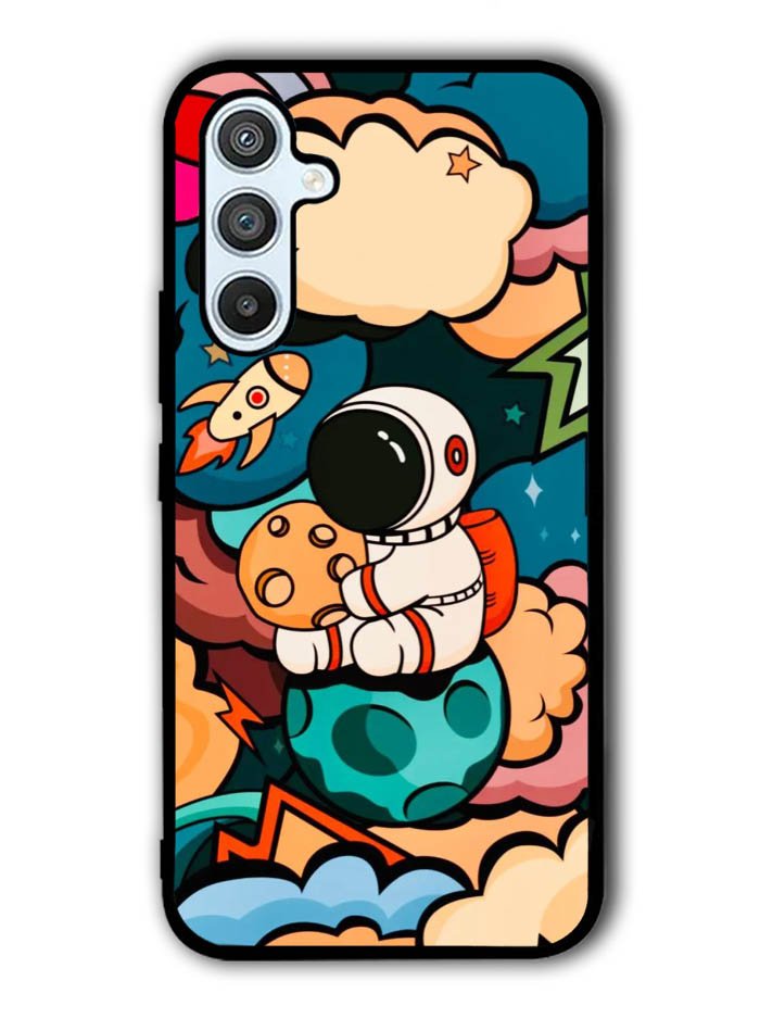 Cute Astronaut Hug The Planet Samsung Galaxy A14 5G Case QC8810