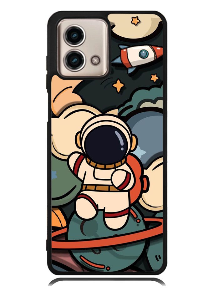 Cute Astronaut Run in Space Motorola Moto G Stylus 5G 2023 Case OV8811