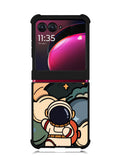 Cute Astronaut Run in Space Motorola Moto Razr Plus 2023 , Moto Razr+ 2023 Case OV8811