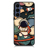 Cute Astronaut Run in Space Samsung Galaxy S25 FE Case OV8811