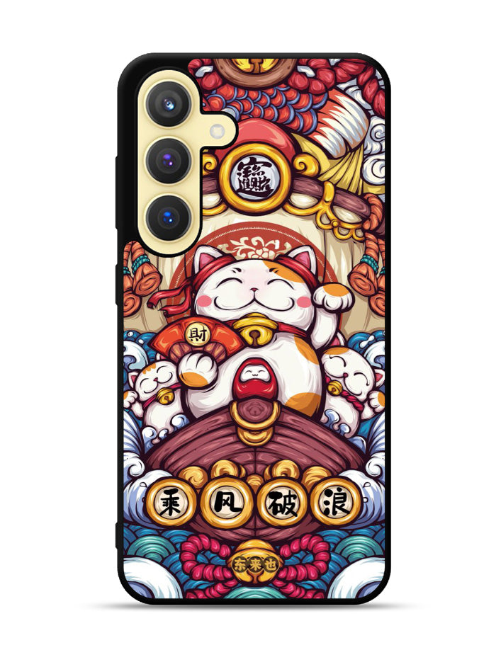 Cute Maneki Neko Samsung Galaxy S24 FE 5G Case OV8850