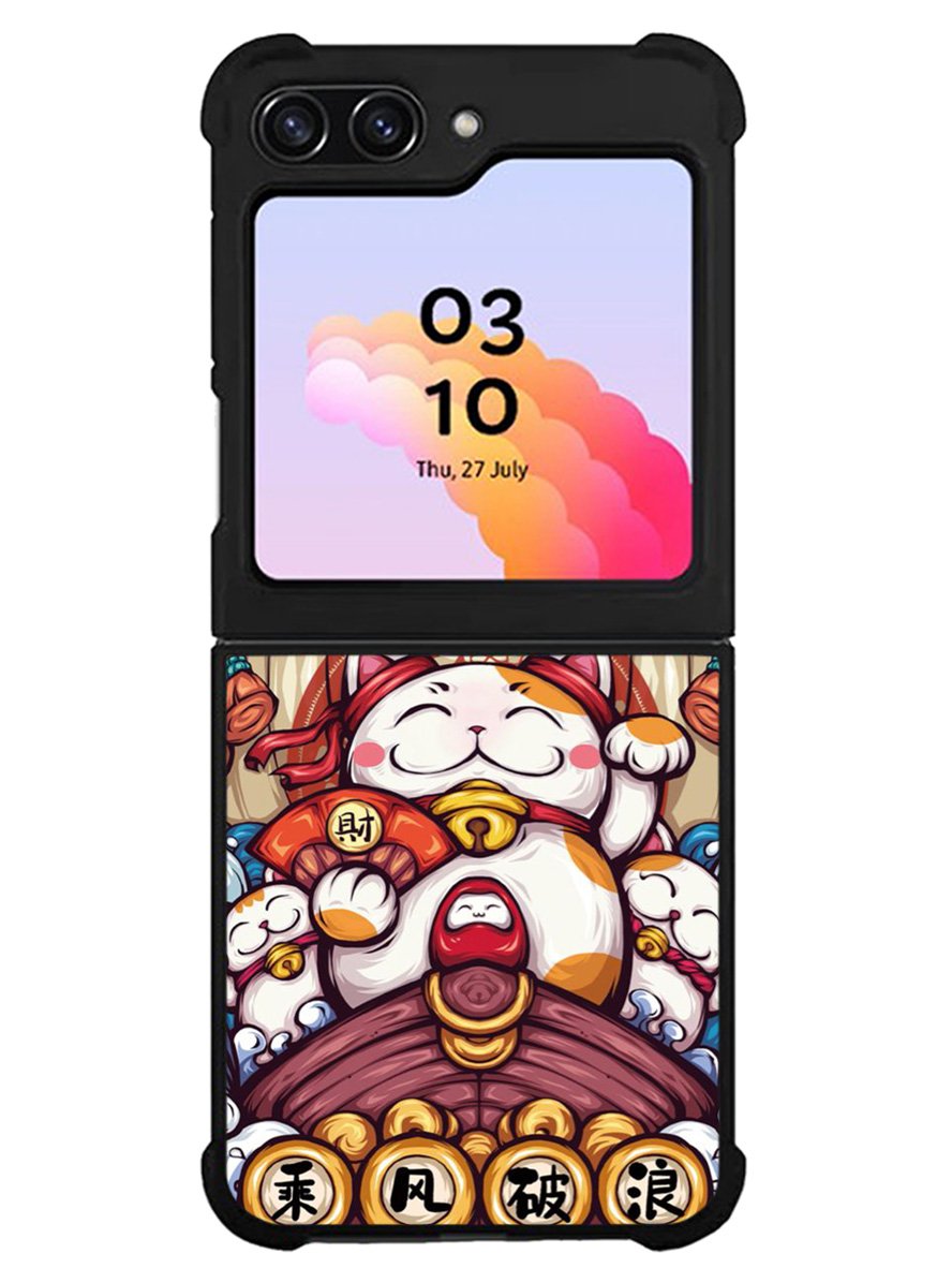 Cute Maneki Neko Samsung Galaxy Z Flip 5 5G 2023 Case OV8850