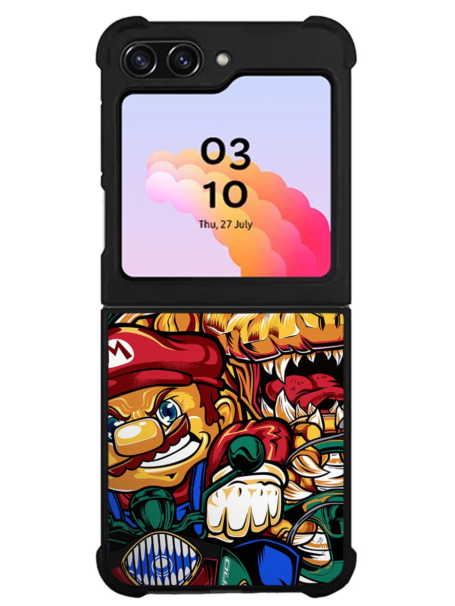 Mario Racing Brother Samsung Galaxy Z Flip 5 5G 2023 Case OV8852