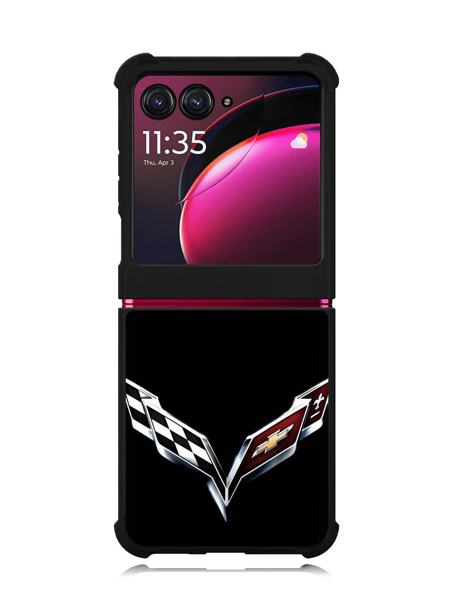 Corvette Logo Motorola Moto Razr Plus 2023 , Moto Razr+ 2023 Case OV8845
