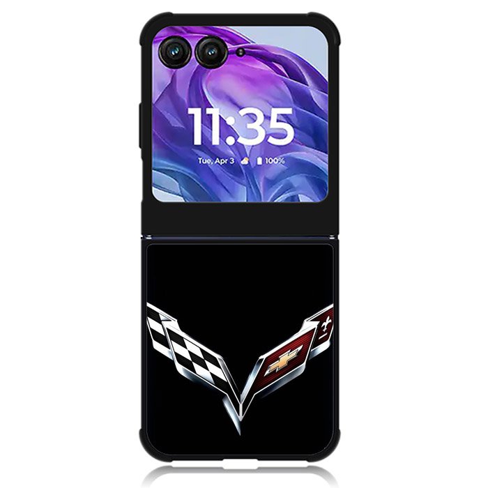 Corvette Logo Motorola Moto Razr Plus 2024 , Moto Razr+ 2024 Case OV8845