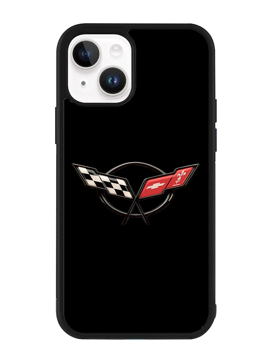 Corvette Old Logo iPhone 14 Plus Case QC8848