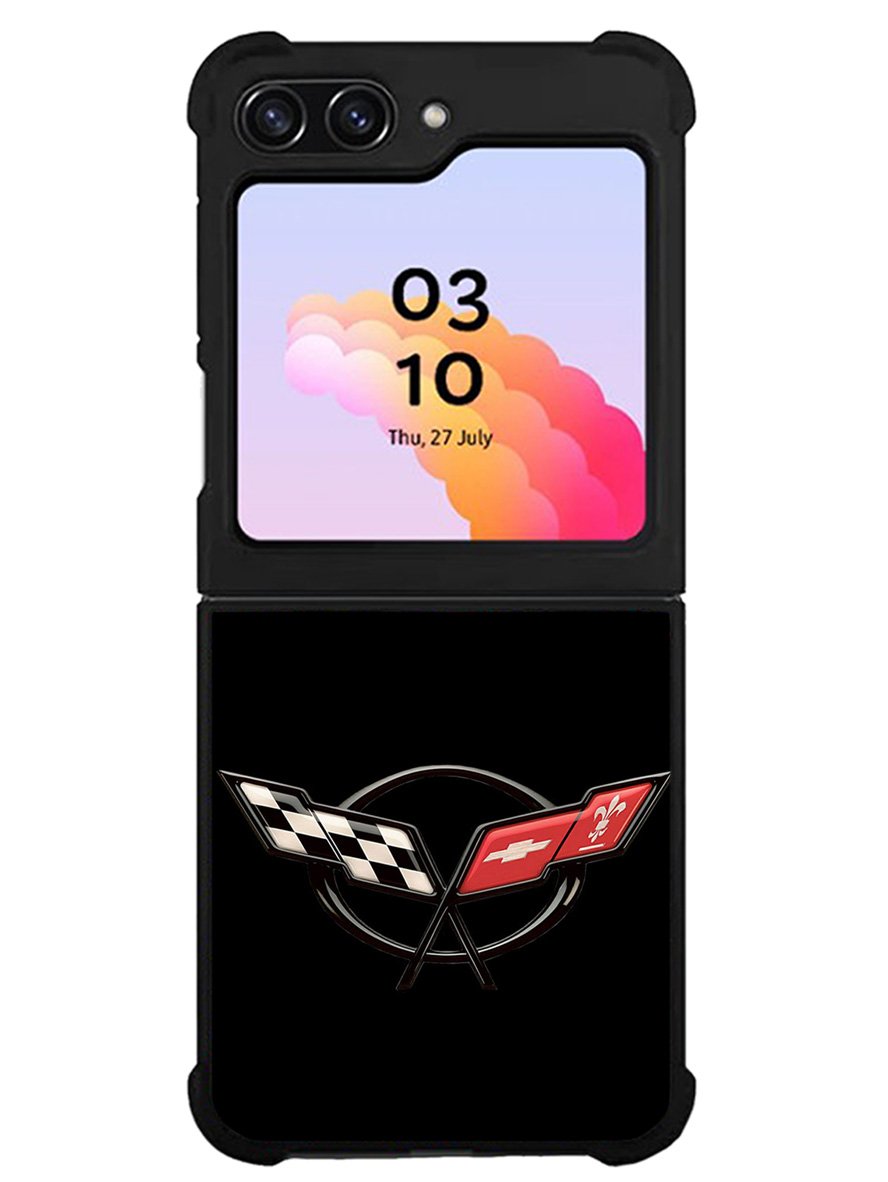 Corvette Old Logo Samsung Galaxy Z Flip 5 5G 2023 Case OV8848