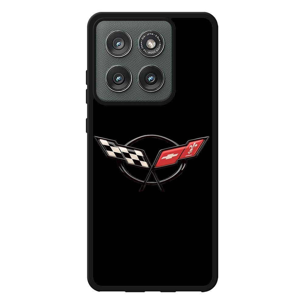 Corvette Old Logo Motorola Moto Edge 2025 Case QC8848