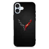 C8 Carbon Logo iPhone 16 Case QC8842