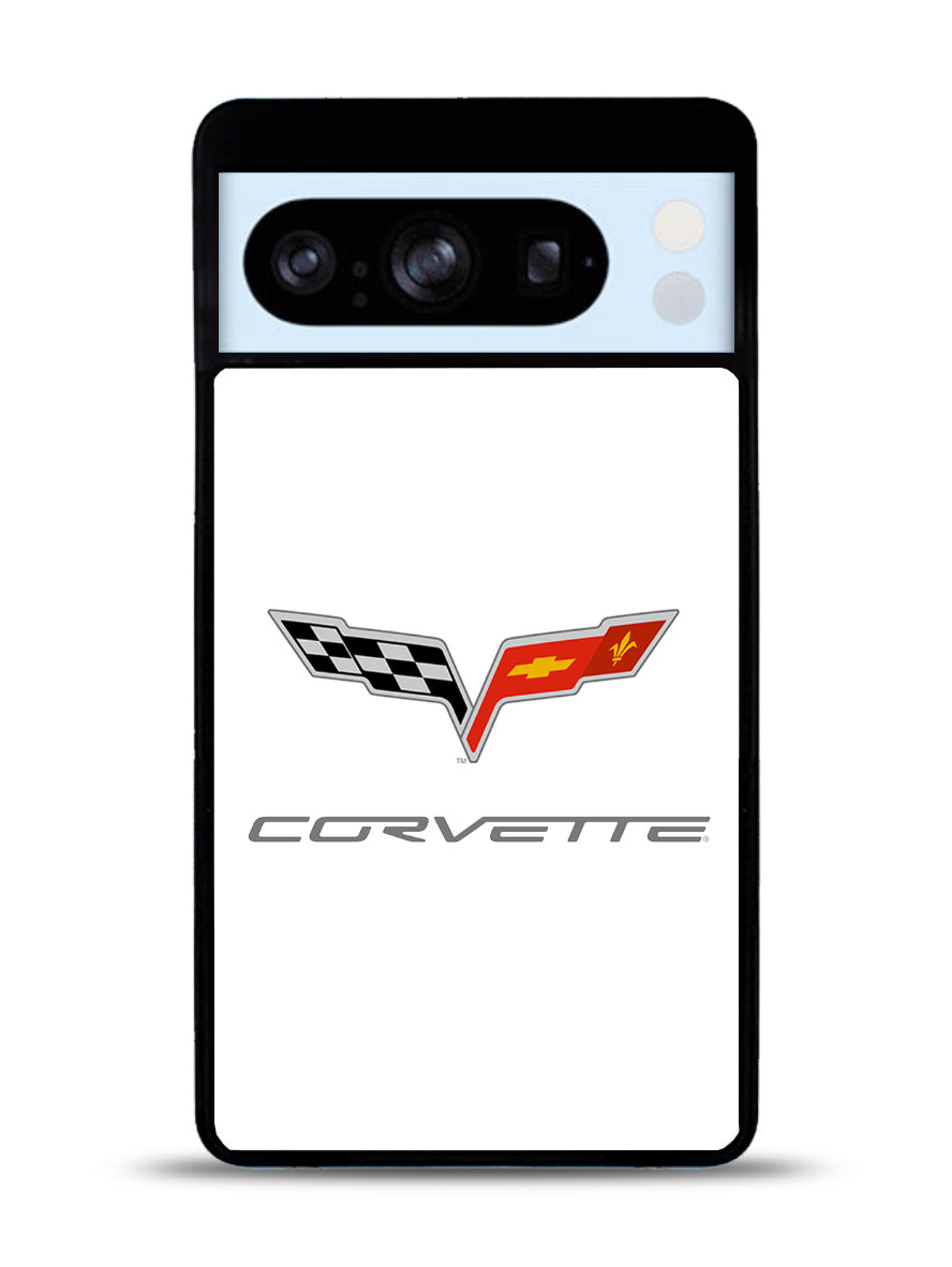 Corvette Logo White Background Google Pixel 8 Pro Case QC8847