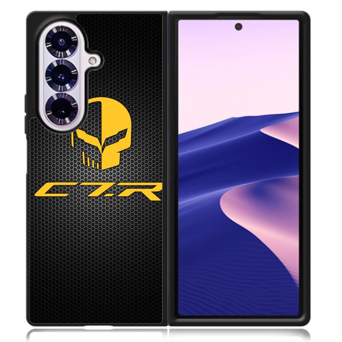 Corvette Racing Logo C7R Samsung Galaxy Z Fold 7 Case OV8854