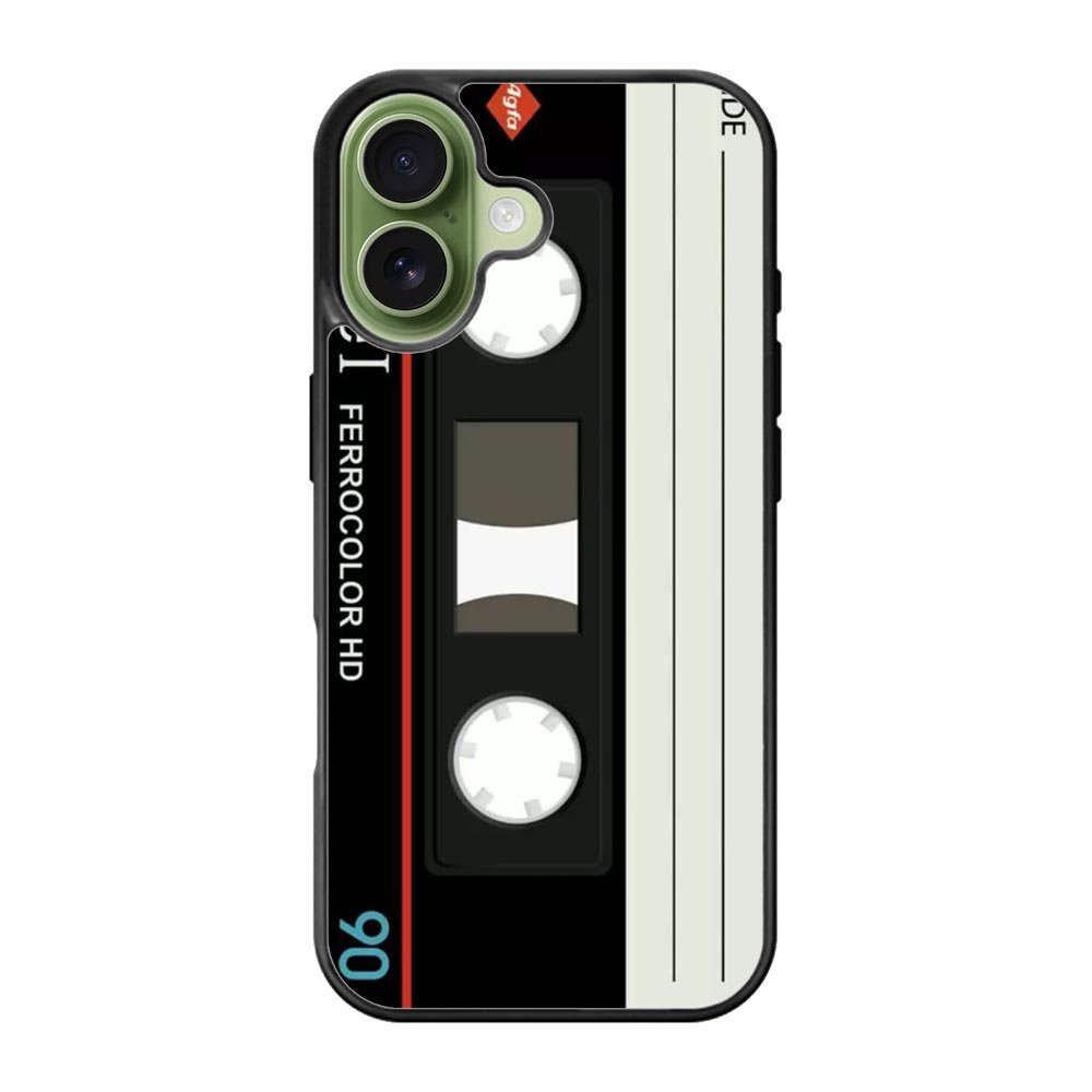 Retro Cassette Tape AGFA FeI iPhone 17 Case QC8856