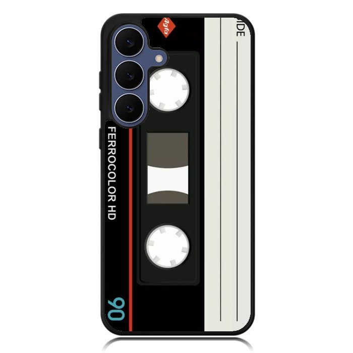 Retro Cassette Tape AGFA FeI Samsung Galaxy S25 FE Case OV8856