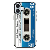 Retro Compact Cassette Tape iPhone 16 Plus Case QC8858