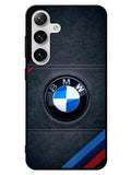Bmw Logo Leather Samsung Galaxy S24 5G Case