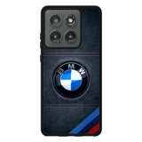 Bmw Logo Leather Motorola Moto Edge 2025 Case