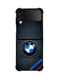 Bmw Logo Leather Samsung Galaxy Z Flip 4 5G 2022 Case