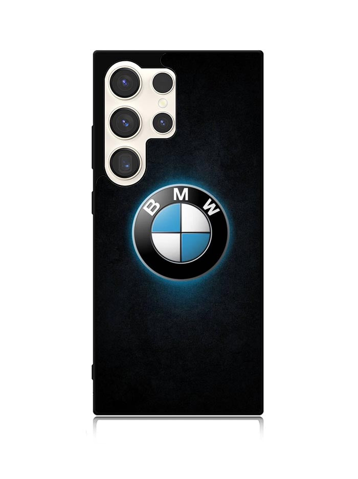 BMW Blue Glow Logo Samsung Galaxy S25 Ultra 5G Case QC11164