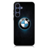 BMW Blue Glow Logo Samsung Galaxy S25 FE Case OV11164