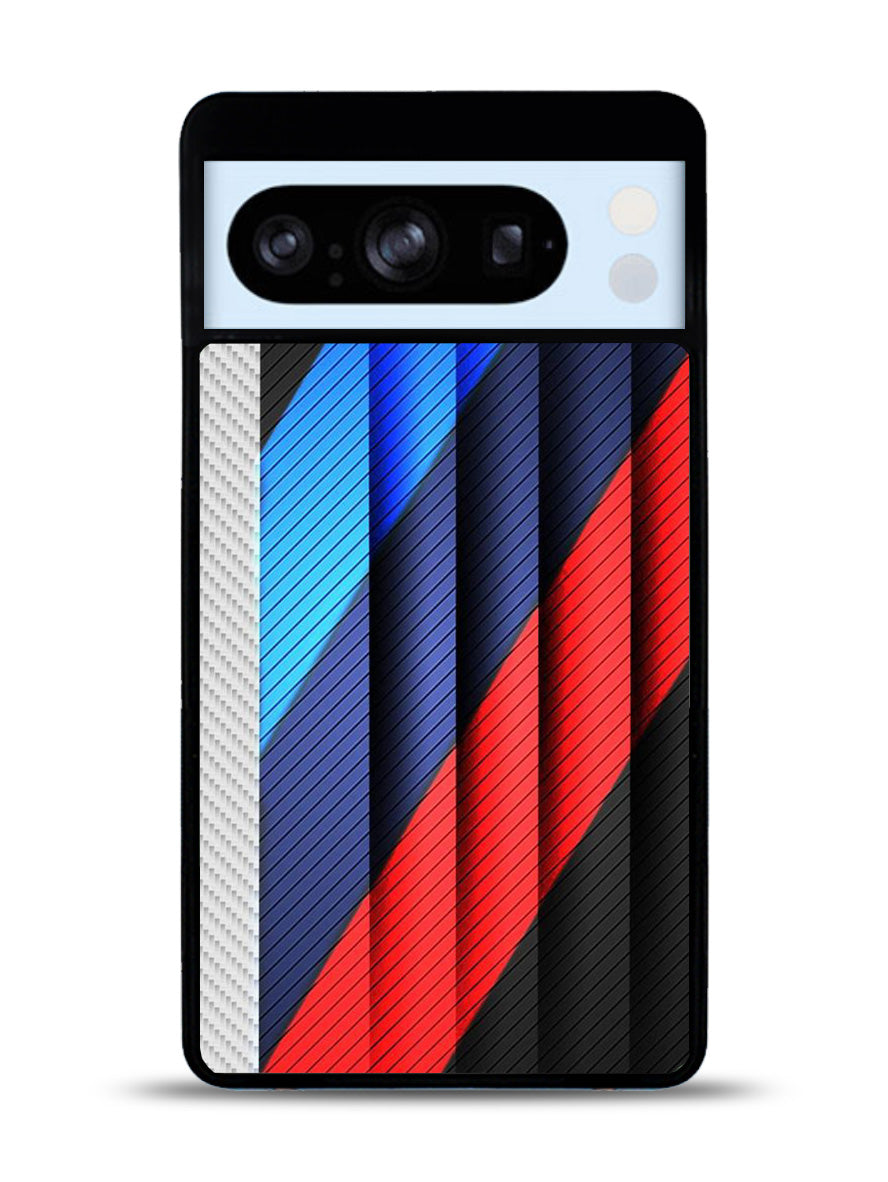 BMW Stripes On Metal Google Pixel 8 Pro Case QC11182