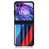 BMW Stripes On Metal Motorola Moto Razr Plus 2024 , Moto Razr+ 2024 Case OV11182