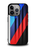 BMW Stripes On Metal iPhone 16 Pro Max Case QC11182