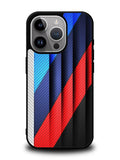 BMW Stripes On Metal iPhone 16 Pro Case OV11182